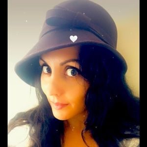 Purple vintage style hat. Purple